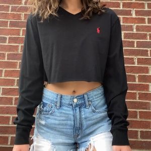 Vintage Polo Ralph Lauren Long Sleeve Crop